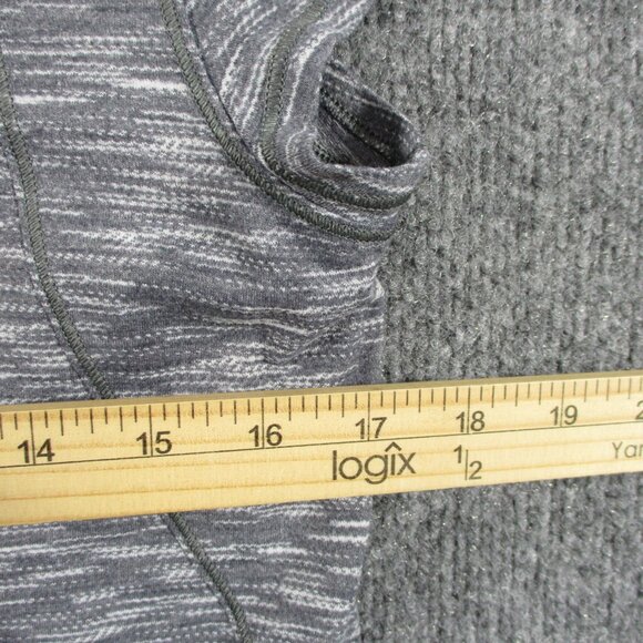 Lululemon Shirt Womens 4 Gray Another Mile Training Run Athletic Tiger Space Dye - Picture 7 of 9